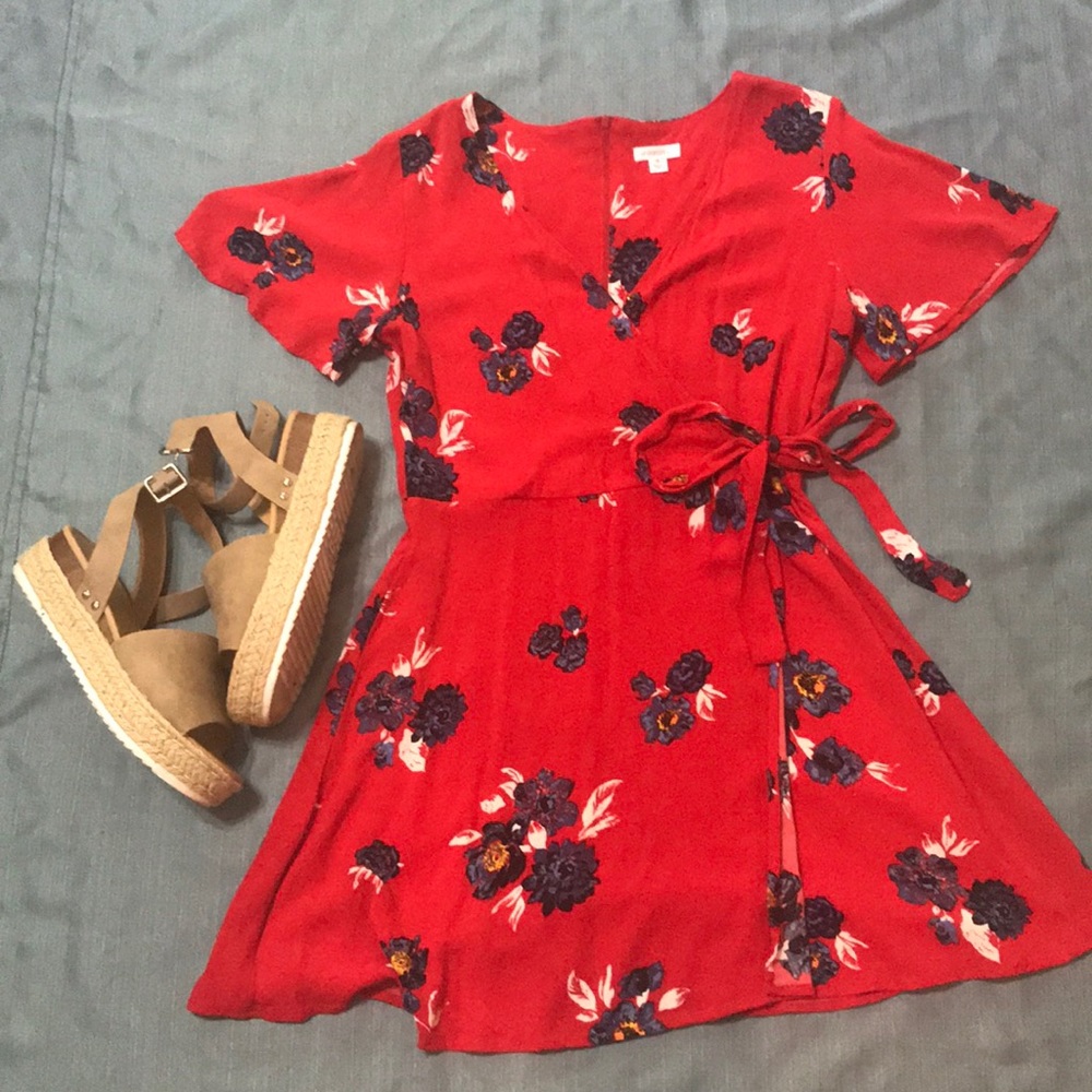 TARGET floral pink dress